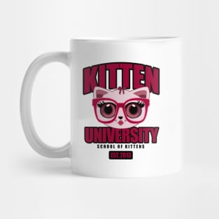 Kitten University - Pink Mug